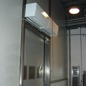 Installazione barriera d'aria industriale TecnoKlima