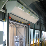 Installazione barriera d'aria industriale TecnoKlima